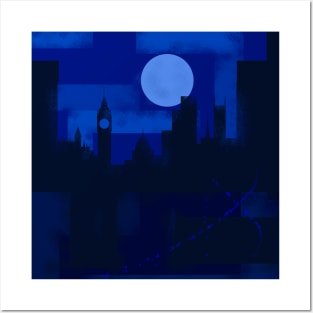 London at Night Posters and Art